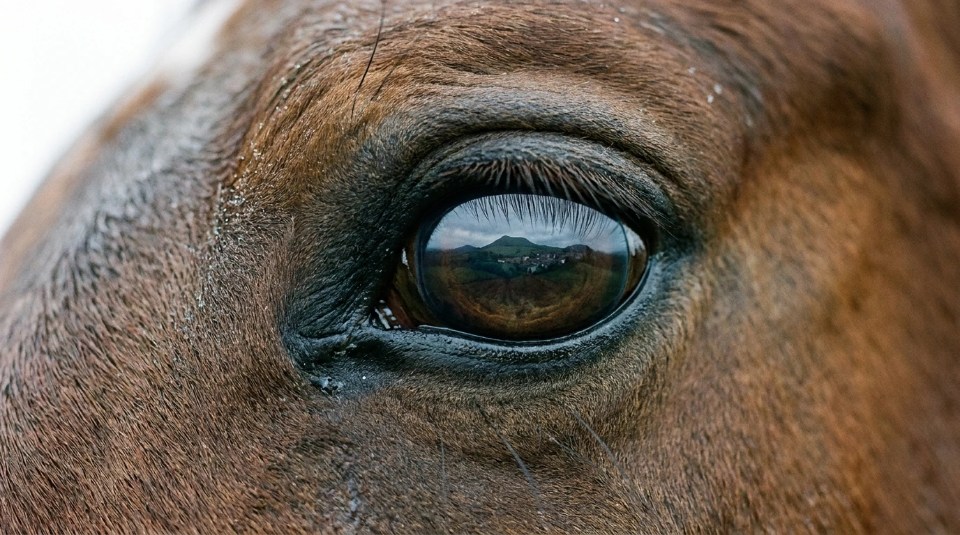 Un regard de cheval au ECURIE DES BERGERS, Lapalisse